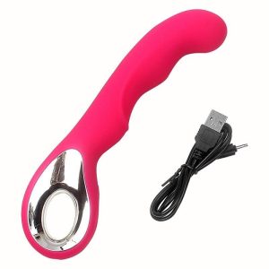 Вібратор для жінок G-Spot зігнутої форми з USB-зарядкою
