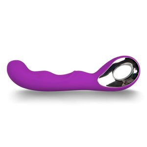 Вібратор для жінок G-Spot зігнутої форми з USB-зарядкою фіолетовий