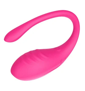 Віброяйце з управлінням через додаток, 9 режимів, рожеве