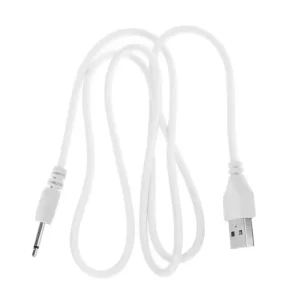 USB-кабель для зарядки вібратора (DC 2.5 мм, 100 см, білий)