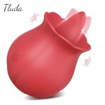 Кліторальний стимулятор у формі троянди з язичком