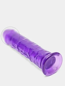 Силіконовий фалоімітатор на присосці 25 см (фіолетовий)