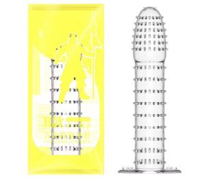 Насадка на пеніс силіконова, прозора