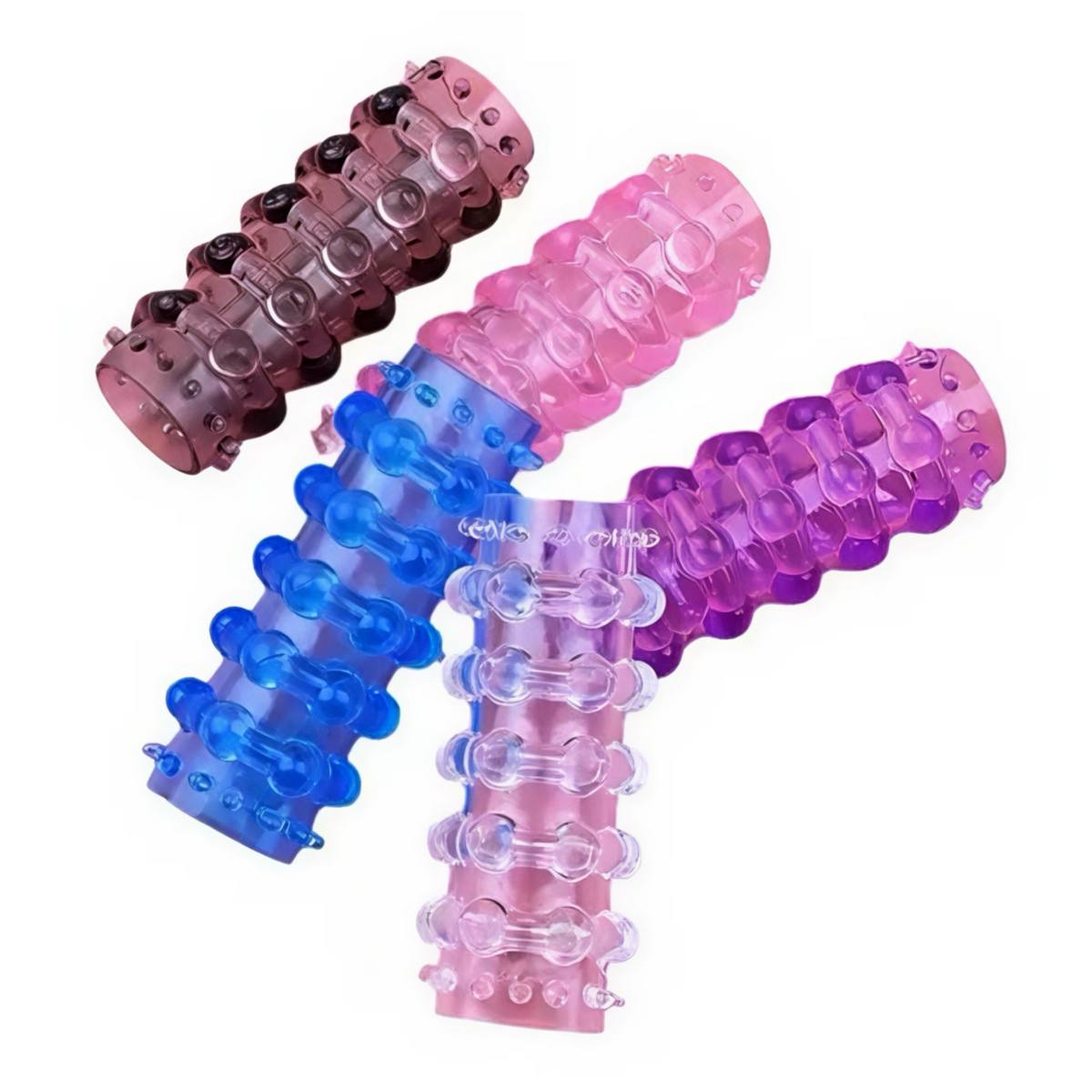 Насадка на пеніс ребриста 7 см, прозора — изображение 3