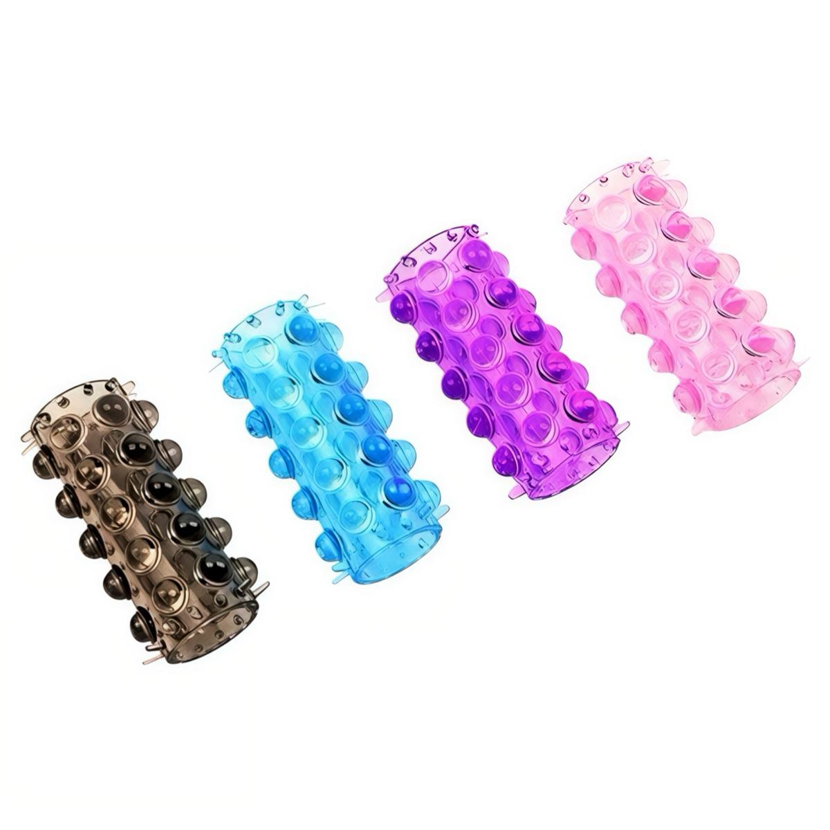 Насадка на пеніс ребриста 7 см, прозора — изображение 2