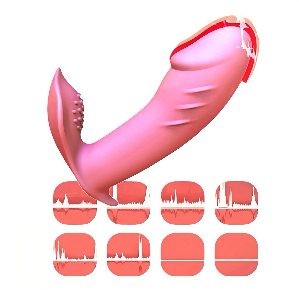 Смарт вібратор у трусики з додатком для керування та подвійною стимуляцією - Зображення 6