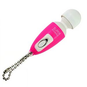 рожевий міні вібратор-брелок для точкової стимуляції