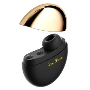 вакуумний кліторальний вібратор 7 режимів компактний чорний