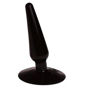 анальна пробка з конусною формою та присоскою 10 см