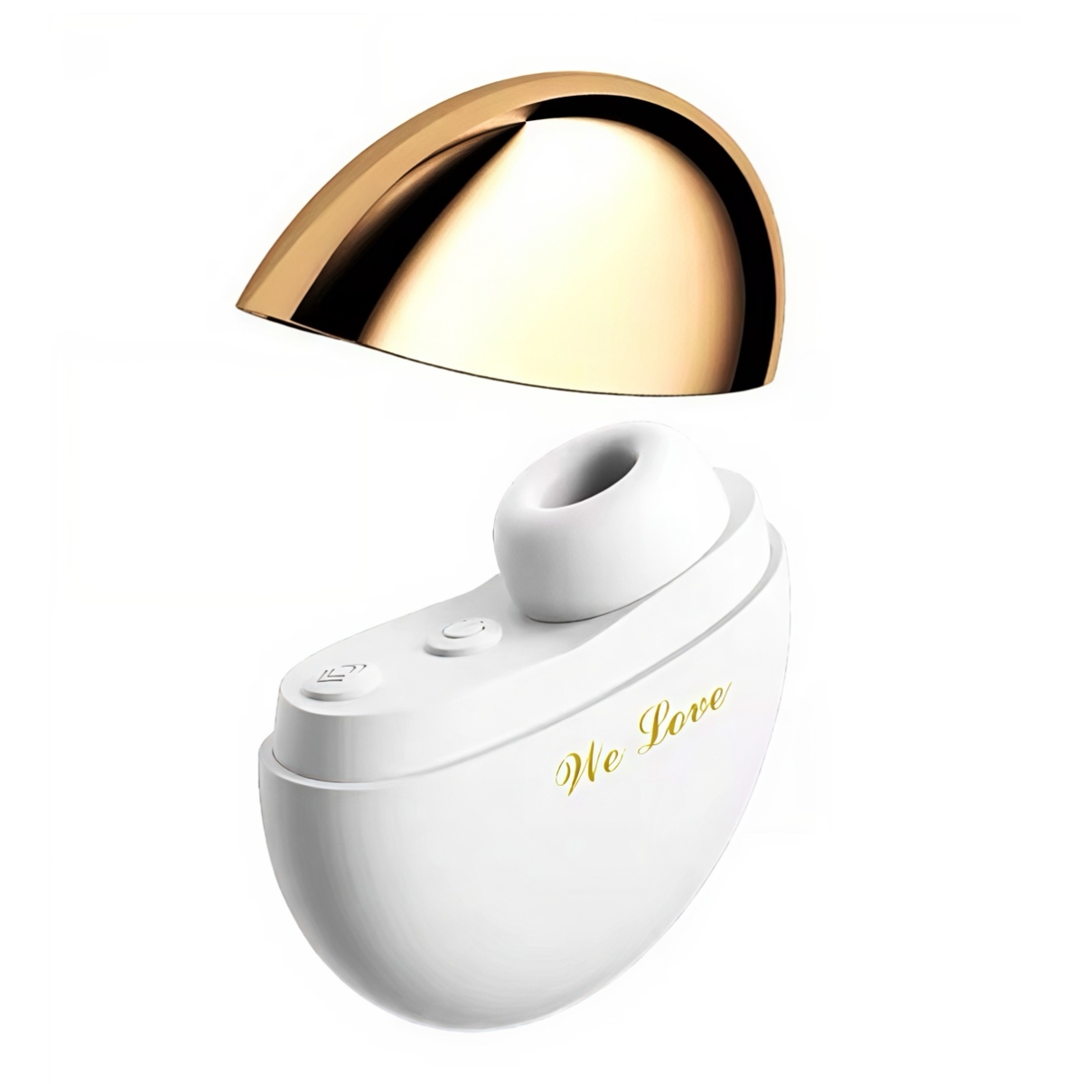 вакуумний кліторальний вібратор 7 режимів білий