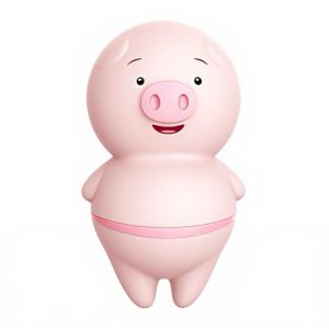 оральний вібратор з язичком у формі свинки 6 режимів