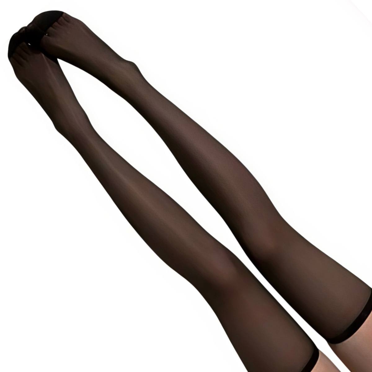 Чорні прозорі панчохи 20 den класичні — изображение 5