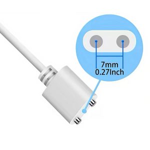 магнітний зарядний шнур 7 мм для секс-іграшок, білий USB кабель