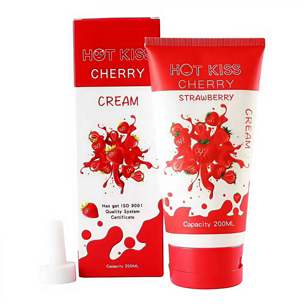 Інтимне мастило зі смаком банан, вишня або полуниця 200 мл - Зображення 3