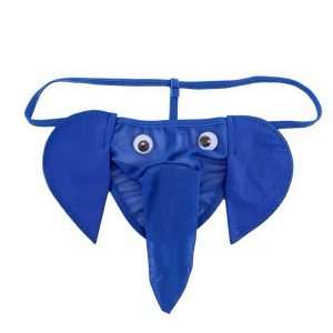 чоловічі еротичні труси слоник сині, еластичний матеріал