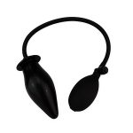 анальна пробка надувна з ручною помпою, чорна