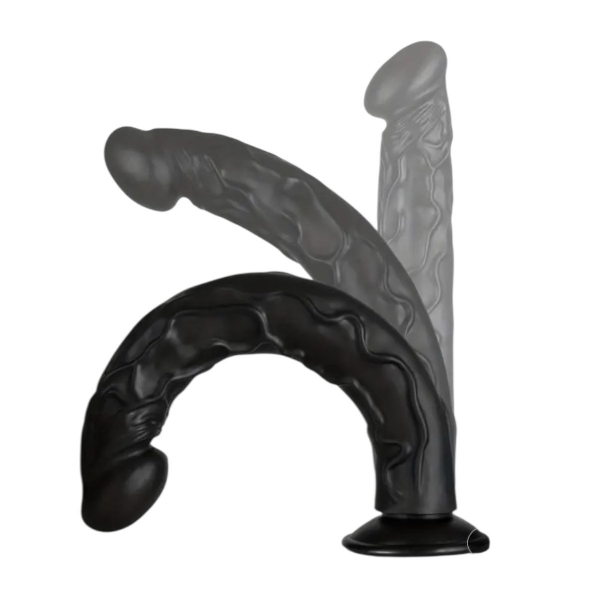 Фалоімітатор реалістичний великий на присосці для вагінального та анального використання, 35 см - Зображення 7