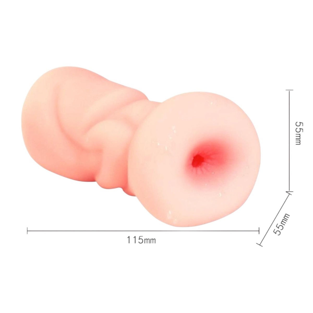 Анальний мастурбатор силіконовий реалістичний 11,5 см - Зображення 4