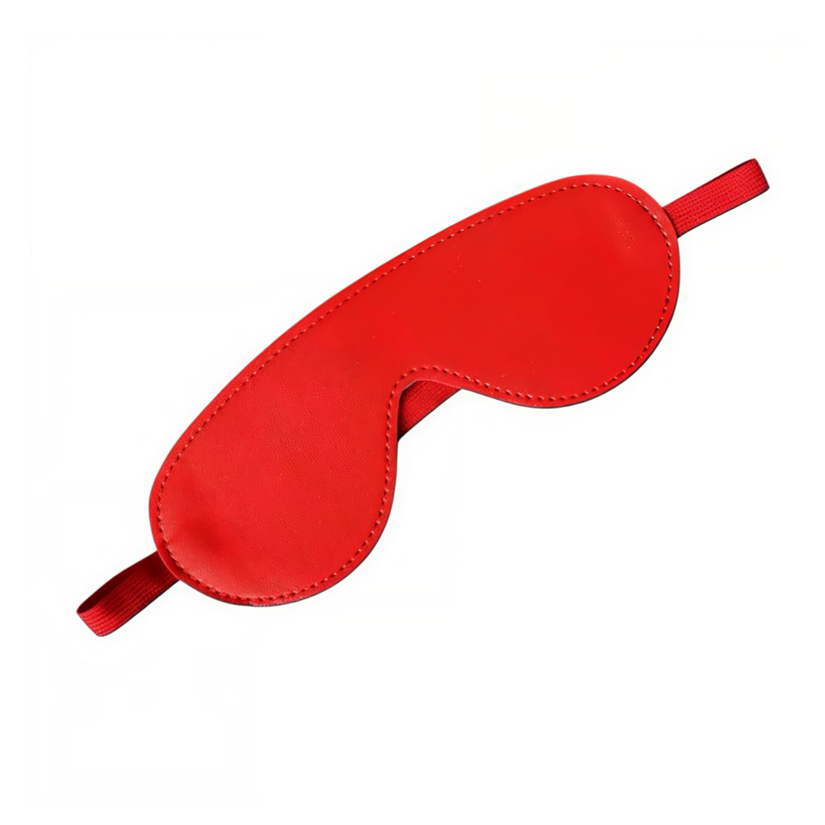 маска на очі червона, еко-шкіра, BDSM аксесуар