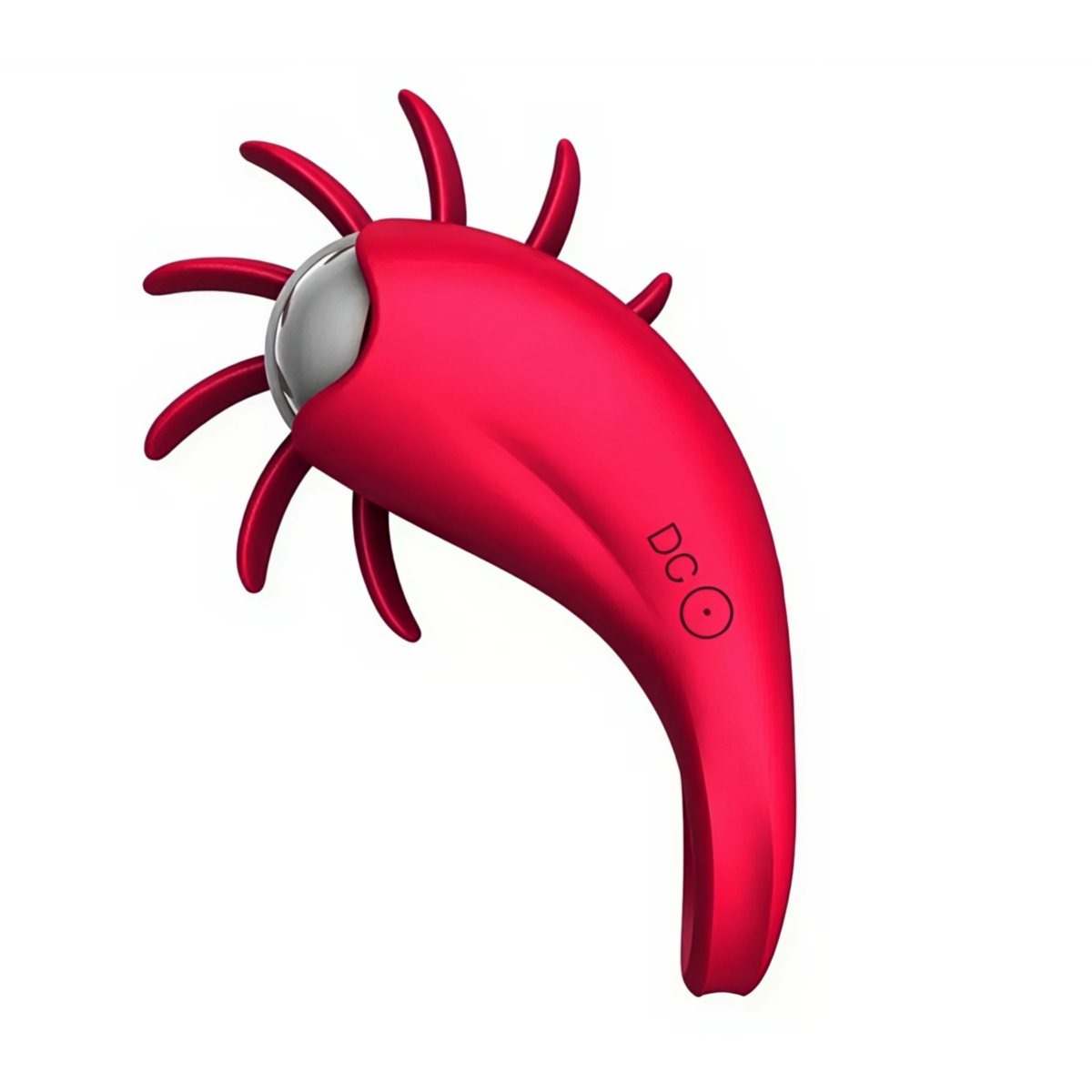 Ерекційне кільце з вібрацією 10 режимів та стимулятором, рожеве — изображение 4