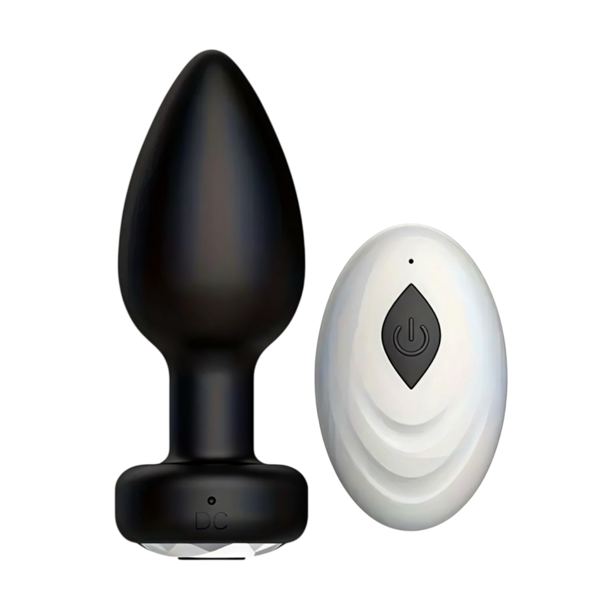 анальна пробка з пультом керування силіконова USB зарядка