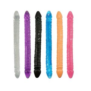 гнучкий фалоімітатор кольори в асортименті для подвійної стимуляції