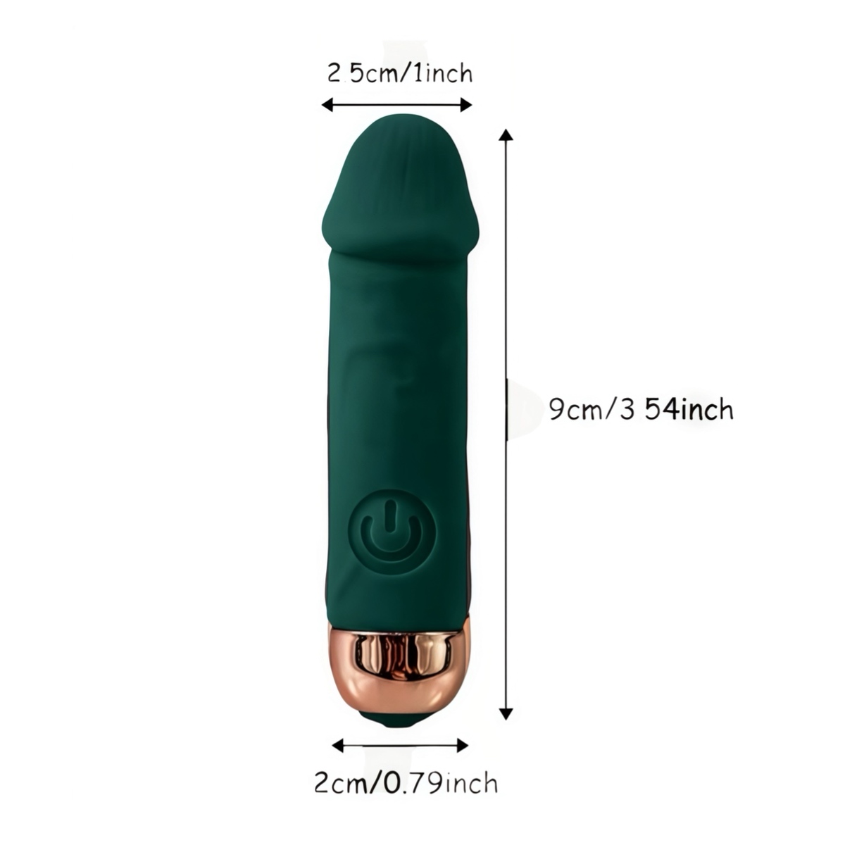 Смарт вібратор з керуванням через додаток, 10 режимів, USB зарядка, зелений - Зображення 2