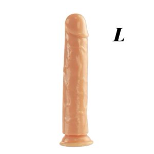 фалоімітатор тілесний рельєфний з присоскою для вагінального та анального використання