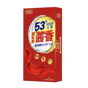 презервативи OLO ультратонкі ароматизовані зігріваючі з гіалуроновою змазкою, 10 шт