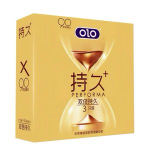 презервативи OLO Performa ультратонкі пролонгуючі гладкі, 3 шт