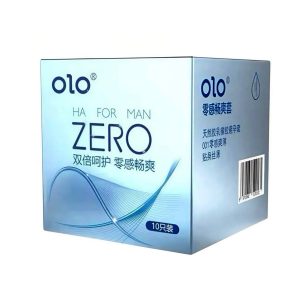 презервативи ультратонкі латексні OLO ZERO, 10 шт
