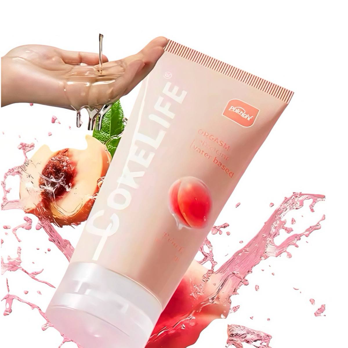 Лубрикант PinkNight Cokelife Peach на водній основі, 200 мл - Зображення 2